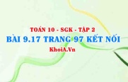 Bài 17 trang 97 Toán 10 Kết nối tri thức Tập 2